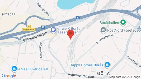 Industrilokaler att hyra i Borås - Bild från Google Street View