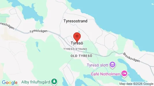 Kontorslokaler att hyra i Tyresö - kort over placeringen