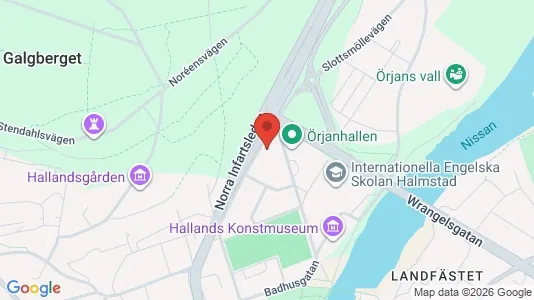 Kontorslokaler att hyra i Halmstad - Bild från Google Street View