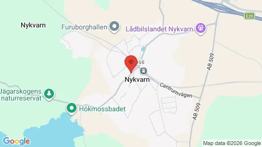 Butikslokaler att hyra i Nykvarn - Bild från Google Street View
