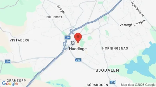 Kontorslokaler att hyra i Huddinge - Bild från Google Street View