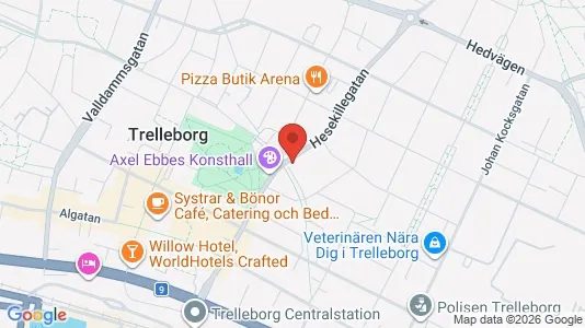 Kontorslokaler att hyra i Trelleborg - kort over placeringen