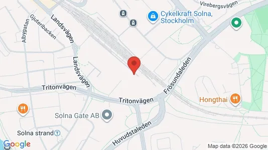 Kontorslokaler att hyra i Helsingborg - kort over placeringen