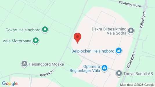 Kontorslokaler att hyra i Helsingborg - Bild från Google Street View