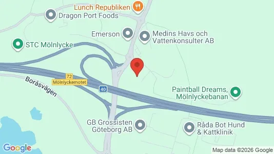 Kontorslokaler att hyra i Härryda - Bild från Google Street View