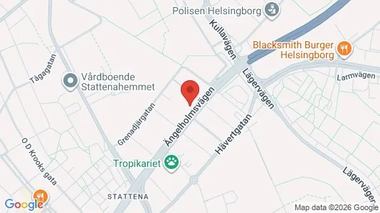Kontorslokaler att hyra i Helsingborg - Bild från Google Street View