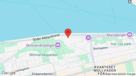 Kontorslokaler att hyra i Södermalm - kort over placeringen