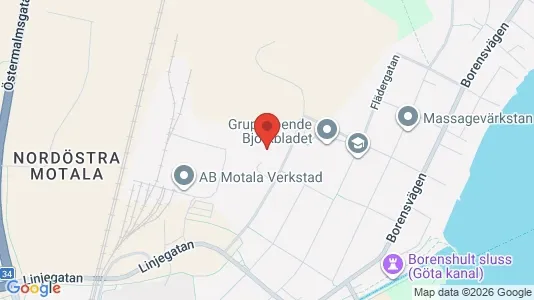 Kontorslokaler att hyra i Motala - Bild från Google Street View