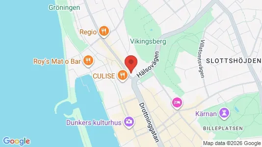 Kontorslokaler att hyra i Helsingborg - kort over placeringen