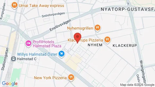 Kontorslokaler att hyra i Halmstad - Bild från Google Street View