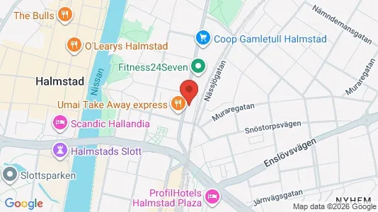 Kontorslokaler att hyra i Halmstad - Bild från Google Street View