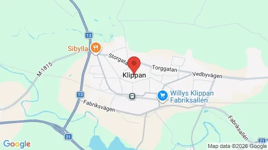 Kontorslokaler att hyra i Klippan - Bild från Google Street View
