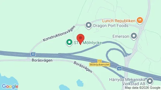 Kontorslokaler att hyra i Härryda - Bild från Google Street View