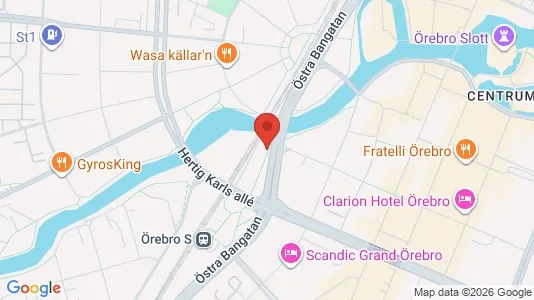 Kontorslokaler att hyra i Örebro - Bild från Google Street View