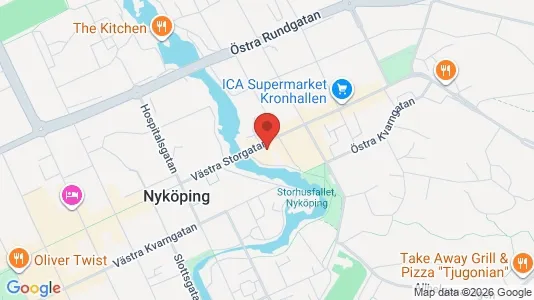 Kontorslokaler att hyra i Nyköping - Bild från Google Street View