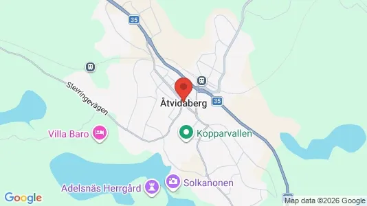 Kontorslokaler att hyra i Åtvidaberg - Bild från Google Street View