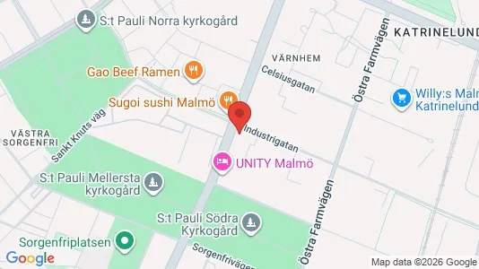 Kontorslokaler att hyra i Malmö Centrum - Bild från Google Street View