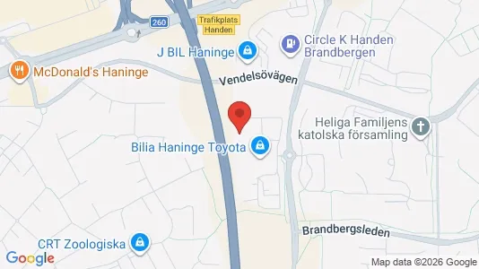 Kontorslokaler att hyra i Haninge - Bild från Google Street View