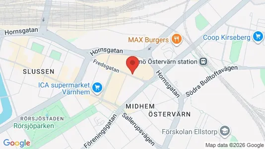 Kontorslokaler att hyra i Malmö Centrum - Bild från Google Street View