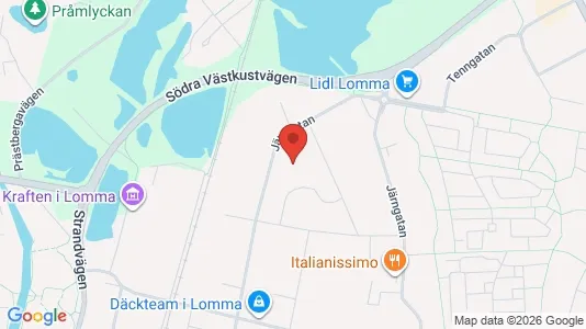 Kontorslokaler att hyra i Lomma - kort over placeringen