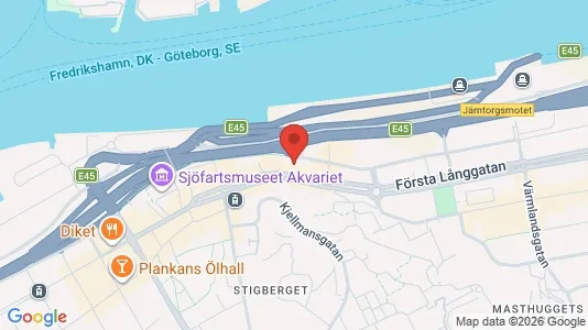 Kontorslokaler att hyra i Majorna-Linné - Bild från Google Street View