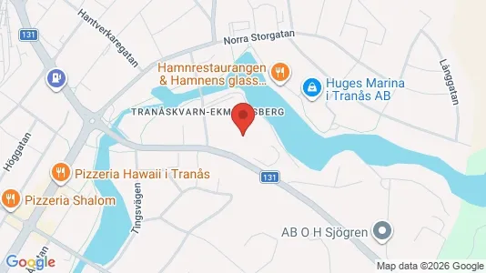 Kontorslokaler att hyra i Tranås - Bild från Google Street View