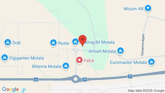 Kontorslokaler att hyra i Motala - Bild från Google Street View