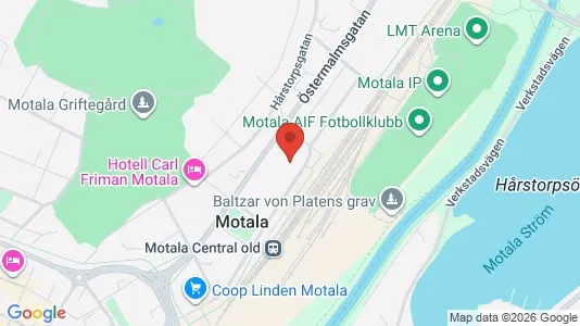 Kontorslokaler att hyra i Motala - Bild från Google Street View