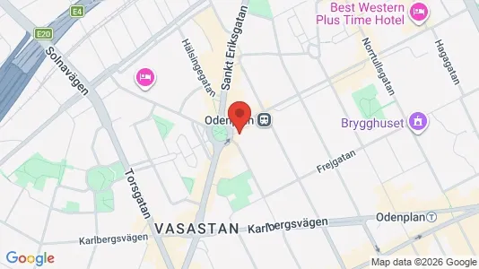 Kontorslokaler att hyra i Vasastan - Bild från Google Street View