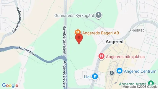 Kontorslokaler att hyra i Angered - kort over placeringen