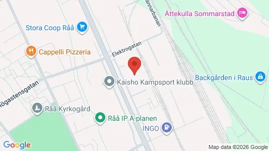 Kontorslokaler att hyra i Helsingborg - kort over placeringen