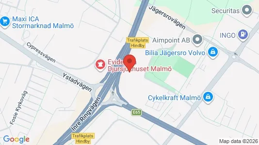 Kontorslokaler att hyra i Fosie - kort over placeringen