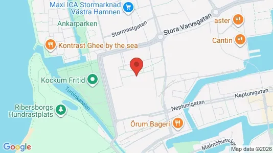Kontorslokaler att hyra i Malmö Centrum - kort over placeringen