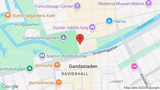 Kontorslokaler att hyra i Malmö Centrum - kort over placeringen
