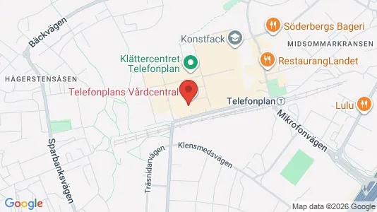 Kontorslokaler att hyra i Söderort - kort over placeringen