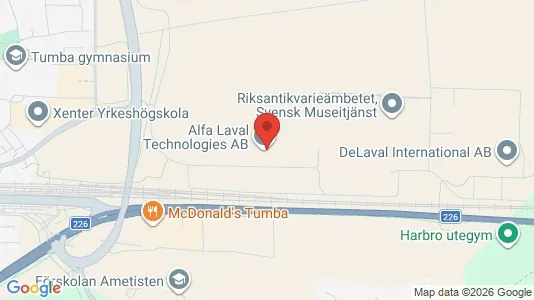 Kontorslokaler att hyra i Botkyrka - kort over placeringen