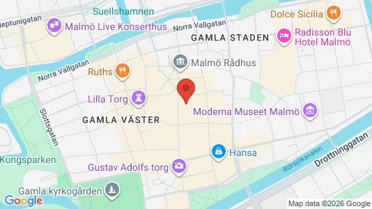 Kontorslokaler att hyra i Malmö Centrum - Bild från Google Street View