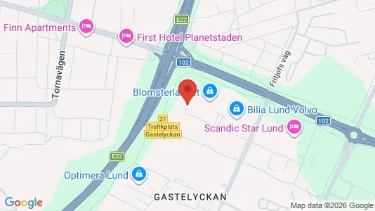 Kontorslokaler att hyra i Lund - Bild från Google Street View