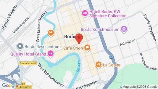 Kontorslokaler att hyra i Borås - Bild från Google Street View