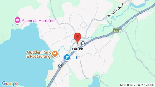 Kontorslokaler att hyra i Lerum - Bild från Google Street View