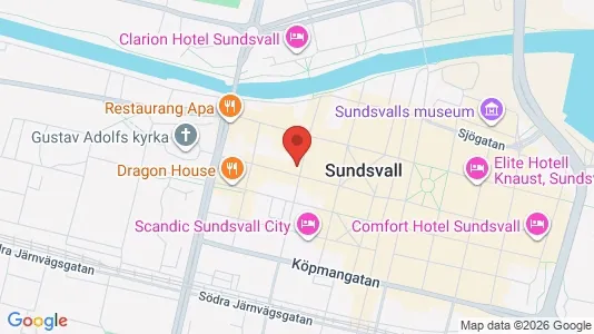 Kontorslokaler att hyra i Sundsvall - Bild från Google Street View