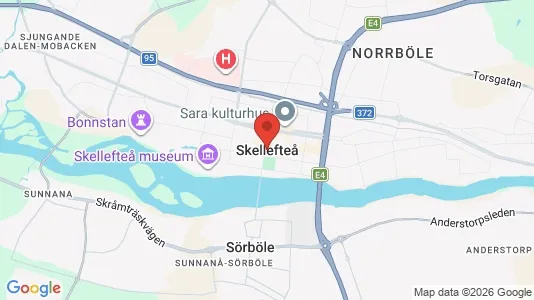 Kontorslokaler att hyra i Skellefteå - Bild från Google Street View