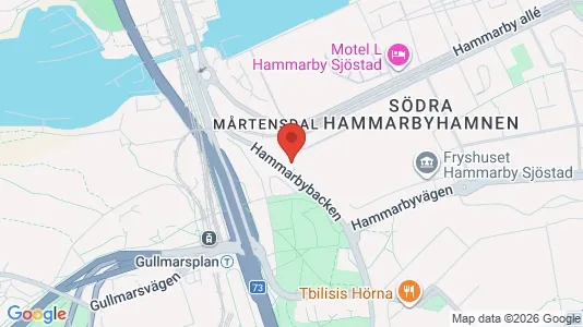 Kontorslokaler att hyra i Söderort - kort over placeringen