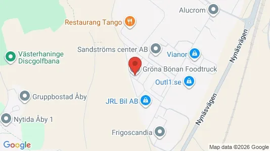 Kontorslokaler att hyra i Haninge - Bild från Google Street View