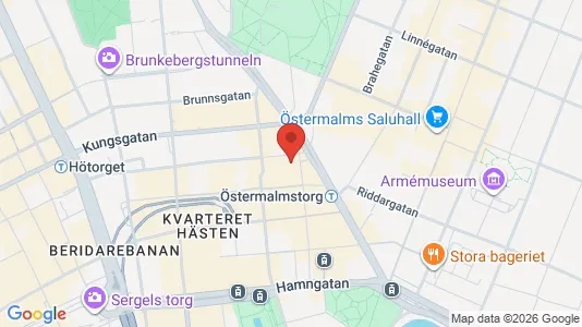 Kontorslokaler att hyra i Stockholm Innerstad - kort over placeringen