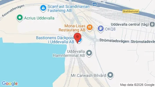 Kontorslokaler att hyra i Uddevalla - kort over placeringen