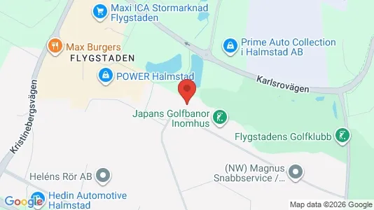 Kontorslokaler att hyra i Halmstad - kort over placeringen
