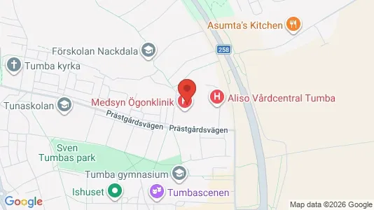 Kontorslokaler att hyra i Botkyrka - kort over placeringen