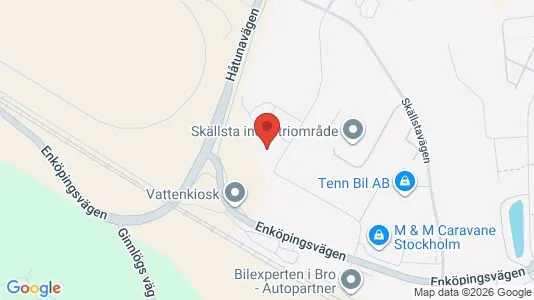 Kontorslokaler att hyra i Upplands-Bro - kort over placeringen