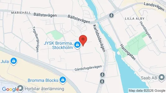 Kontorslokaler att hyra i Västerort - kort over placeringen